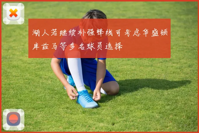 湖人若继续补强锋线可考虑华盛顿库兹马等多名球员选择